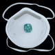 “About the size of a quarter, FaceBit clips onto any mask with a small magnet.”